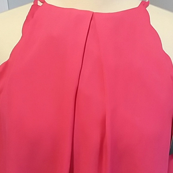 by&by pink scalloped camisole 10 petite - Picture 4 of 8